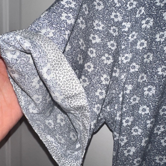 Bugatchi Men Large Short Sleeve Shaped Fit Dress Shirt (Cotton) - Picture 4 of 8